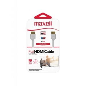 CABO HDMI 1.2MT 2.0v 4K SUPER FLAT HDMI MAXELL BRANCO