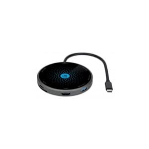 CARREGADOR MANHT WIRELESS (8 in1) USB-C (F) 3X USB-A, CARD READER 10W