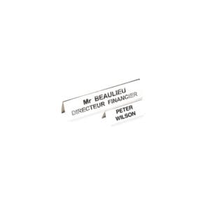 FE SUPORTE DE NOME 45X120MM /50