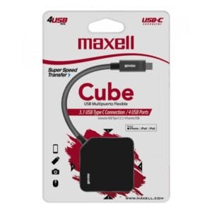 HUB MAXELL USB 3.0 USB-C 4-PORT  347646