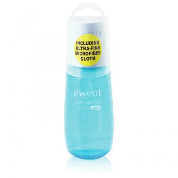 KIT DE LIMPEZA EWENT SPRAY 200ML + PANO MICROFIBRA