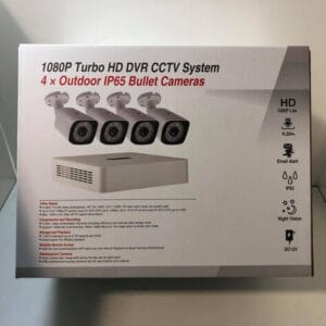KIT VIGILANCIA AHD 4CH 4*C1069AH4 CAM 1080P S/HDD