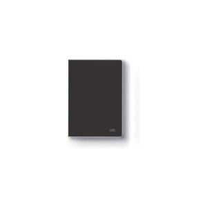 .ME CAD AGRAF A4 60G/80F XADREZ MARGEM VRM CAPA PRETA (1/10)