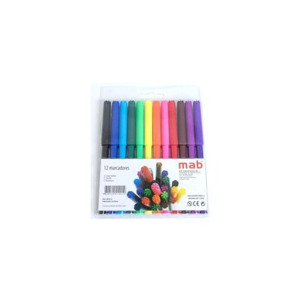 .ME MARCADORES MAB BLISTER PK/12 CORES (1/12)
