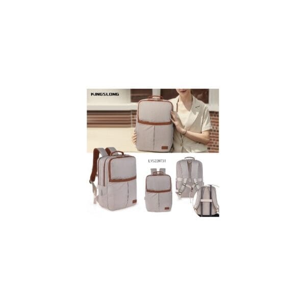 MOCHILA KINGSLONG 17.3' LYS220731WH BRANCO