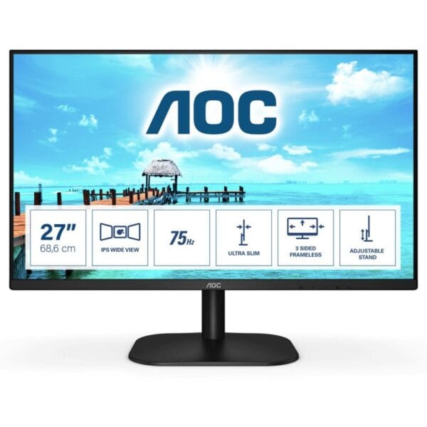 MONITOR 27' AOC IPS FHD VGA HDMI