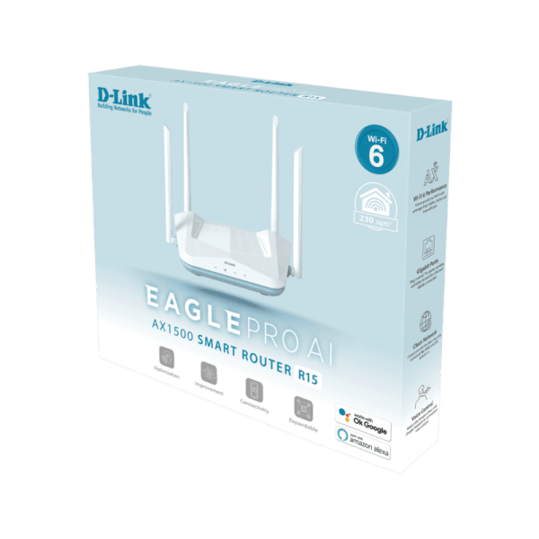 ROUTER DLINK WIFI AX1500 GIGABIT AI TECHNOLOGY - Image 2