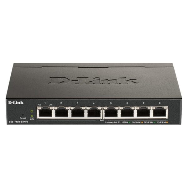 SWITCH  8 DLINK SMART GIGABIT C/ GESTÃO