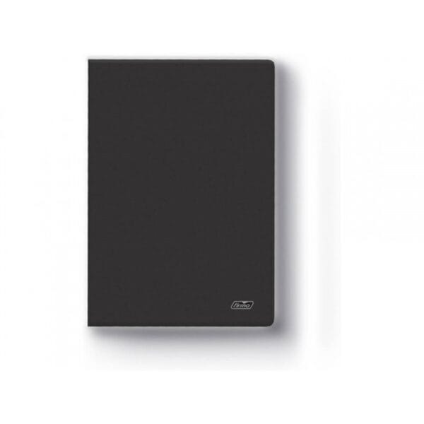 .ME CAD AGRAF A5 60G/80F LISO CAPA PRETA (1/20)