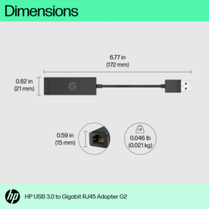 ADAPT HP USB 3.0 TO GIGABIT RJ45 G2