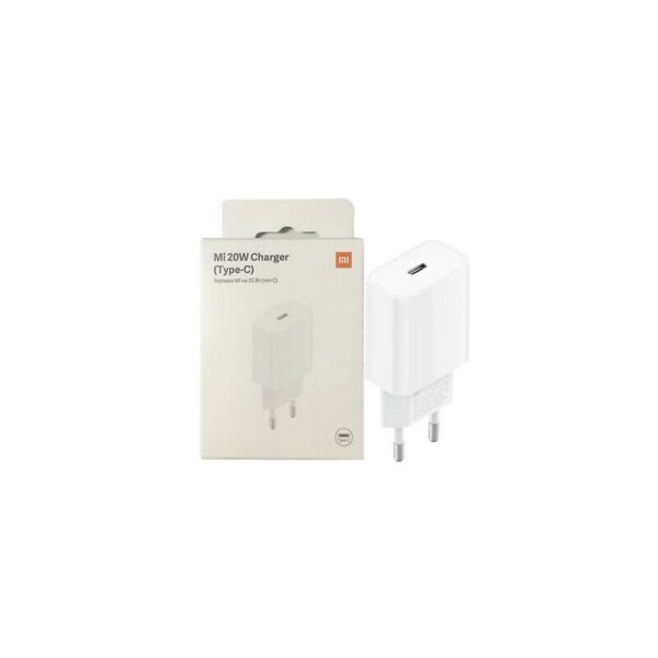 CARREGADOR XIAOMI MI USB-C FAST CHARGER 20W WHT