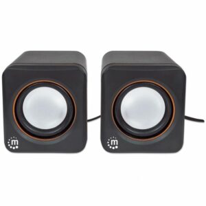 COLUNAS MANHATTAN 2.0 6W RMS PRETA