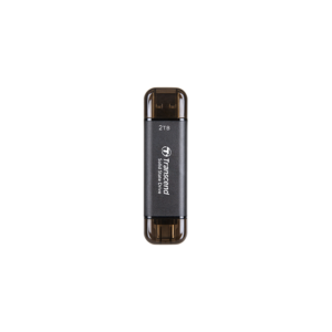 HD EXT 2.5' 1TB TRANSCEND ESD310S PRATA USB-C/A