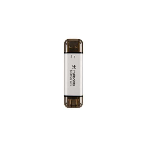 HD EXT 2.5' 512GB SSD TRANSC. ESD310S USB-C PRATA
