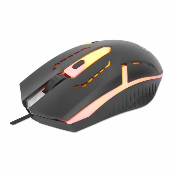 MOUSE MANHATTAN USB 1500 DPI LED PRETO
