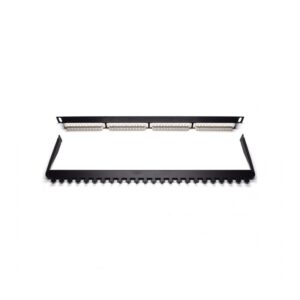 PATCH PANNEL-24 PT WP RACK 0,5U PRETO