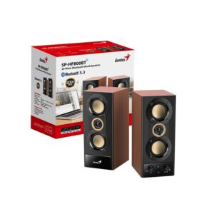 COLUNAS GENIUS SP-HF800BT 20W 3 WAY BT MADEIRA
