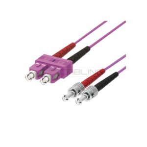 PATCH CABLE F.O. ST/SC 2M MULTIMODE 50/125 OM4