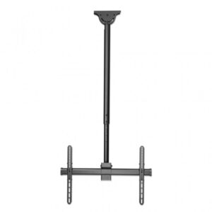 SUPORTE TV MANHT. 37' a 70' MÁX.50Kg AJUSTÁVEL, TETO, 360º, PRETO