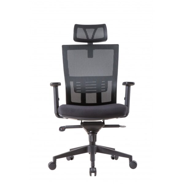 CADEIRA MESH HIGH EXEC 1NIVEIS BK