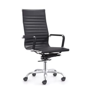 CADEIRA PU HIGH EXEC 2NIVEIS BK
