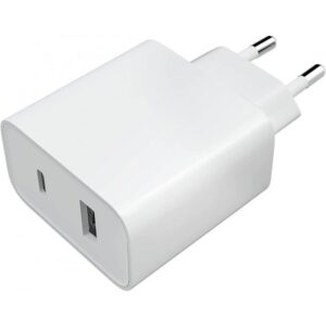 CARREGADOR XIAOMI MI USB-A /C FAST CHARGER 33W WHT