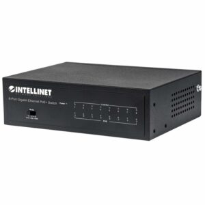 SWITCH 8 Intellinet 10/100 Gigabit Ethernet PoE+Switch