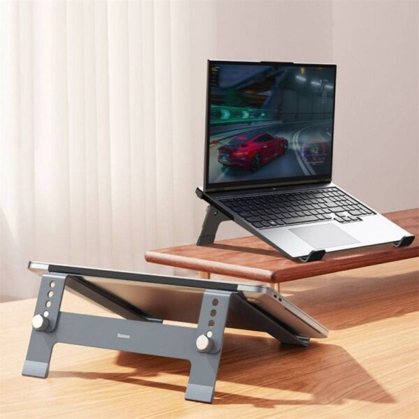 SUPORTE BASEUS P/PORTATIL AJUSTÁVEL CINZENTO