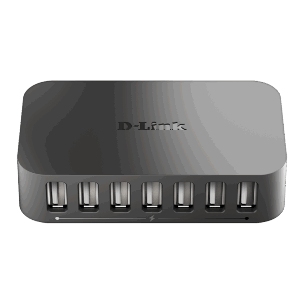 7-PORT USB 2.0 HUB D-LINK 1 BC 1.2 FAST CHARGING PORT - EU POWER ADAPTER