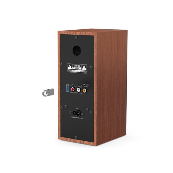 COLUNAS GENIUS SP-HF800BT 20W 3 WAY BT MADEIRA - Image 2