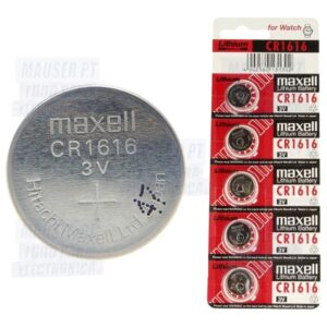 PILHA MOEDA MAXELL CR1616 PACK 5