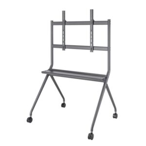 SUPORTE TV NAPOFIX CHÃO HORIZONTAL 50' A 86' PRETO