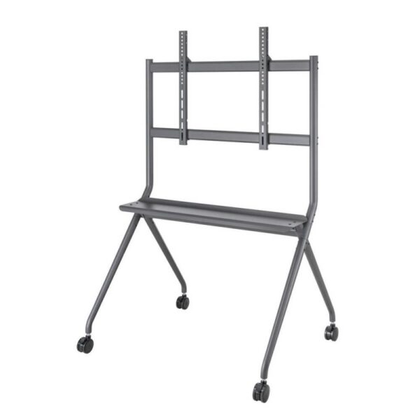 SUPORTE TV NAPOFIX CHÃO HORIZONTAL 50' A 86' PRETO